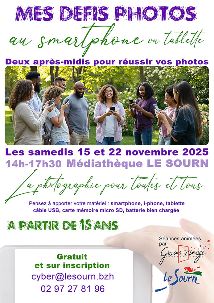 affiche defis photos smartphone