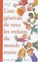 Liste générale de tous les enfants du monde entier